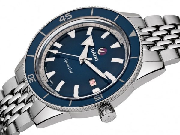 RADO CAPTAIN COOK AUTOMATIC 42 MM STAINLESS STEEL BLUE