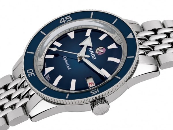 RADO CAPTAIN COOK AUTOMATIC 37 MM STAINLESS STEEL BLUE