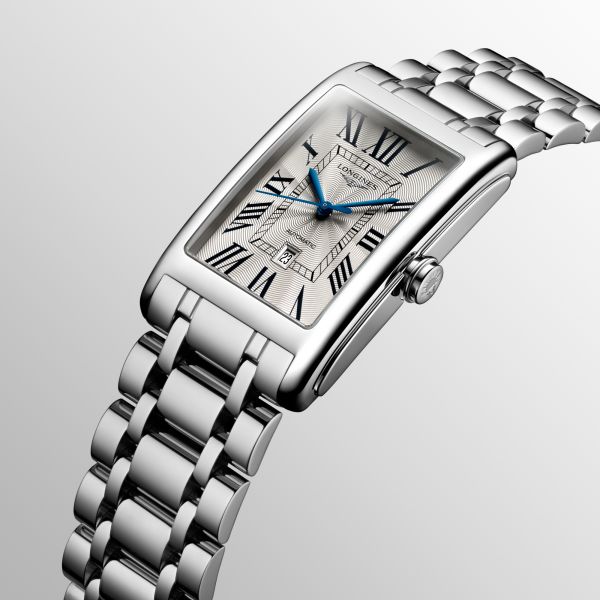 LONGINES DOLCEVITA AUTOMATIC 28.20 MM X 47.00 MM STAINLESS STEEL SILVER FLINQUÉ