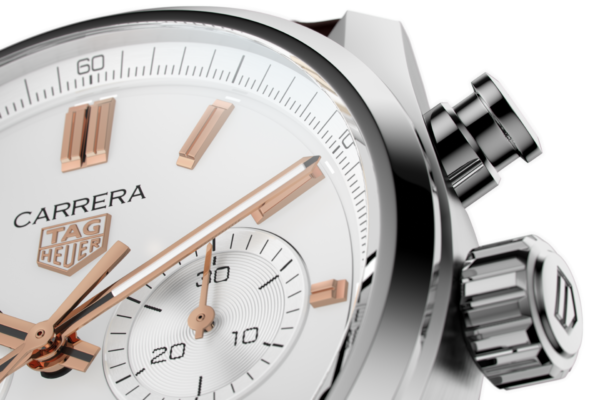 TAG HEUER CARRERA AUTOMATIC 42 MM SATIN / POLISHED STEEL WHITE