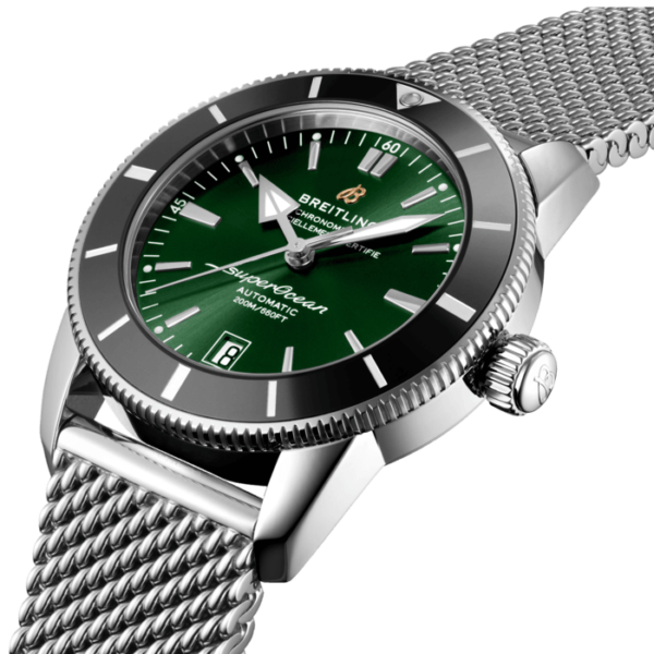 BREITLING SUPEROCEAN HERITAGE B20 AUTOMATIC 42 MM STAINLESS STEEL GREEN