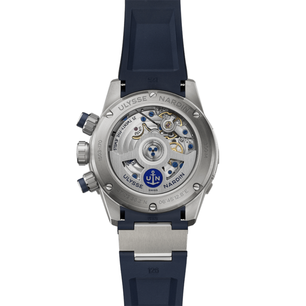 ULYSSE NARDIN DIVER COLLECTION AUTOMATIC ROPE 44 MM TITANIUM BLUE