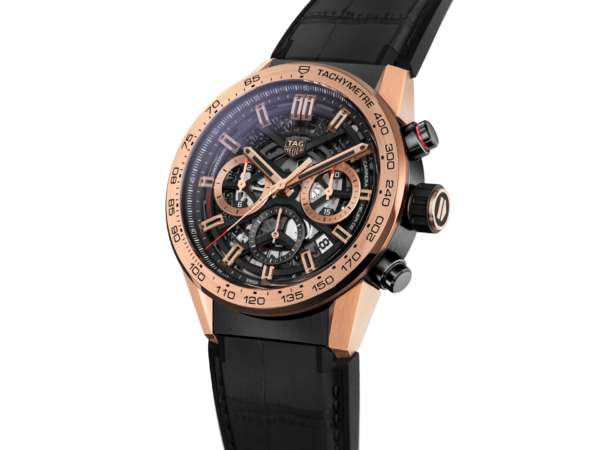TAG HEUER CARRERA AUTOMATIC CHRONOGRAPH 43 MM STEEL AND GOLD PVD BLACK