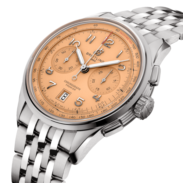 BREITLING PREMIER B01 CHRONOGRAPH 42 AUTOMATIC 42 MM STAINLESS STEEL ORANGE