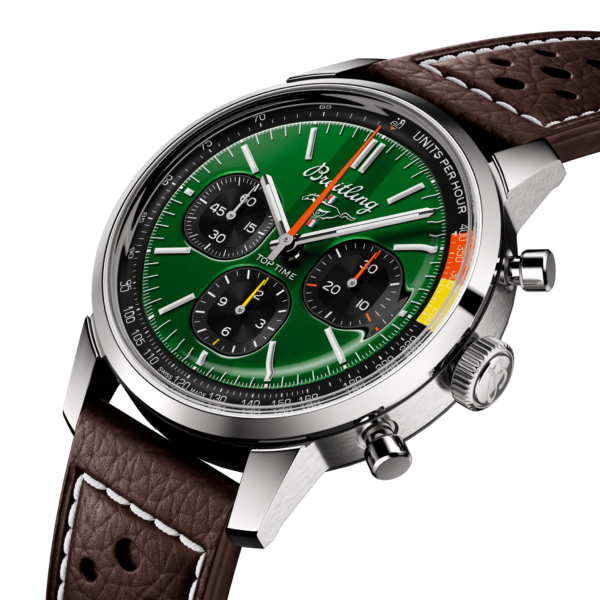 BREITLING TOP TIME B01 FORD MUSTANG AUTOMATIC 41 MM STAINLESS STEEL GREEN