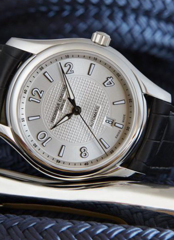 FREDERIQUE CONSTANT RUNABOUT AUTOMATICO AUTOMATIC 43 MM POLISHED STAINLESS STEEL SILVER