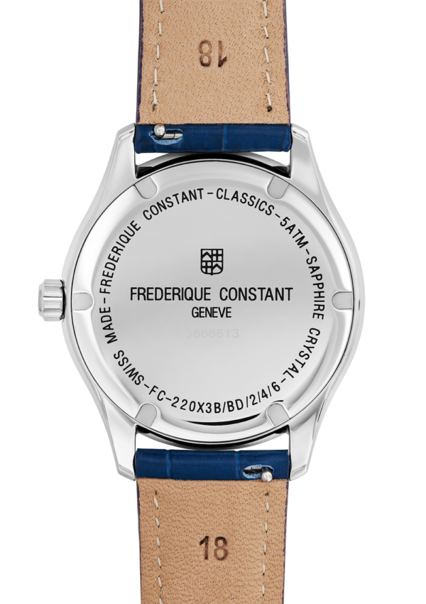 FREDERIQUE CONSTANT CLASSIC QUARTZ 36 MM POLISHED STAINLESS STEEL SILVER