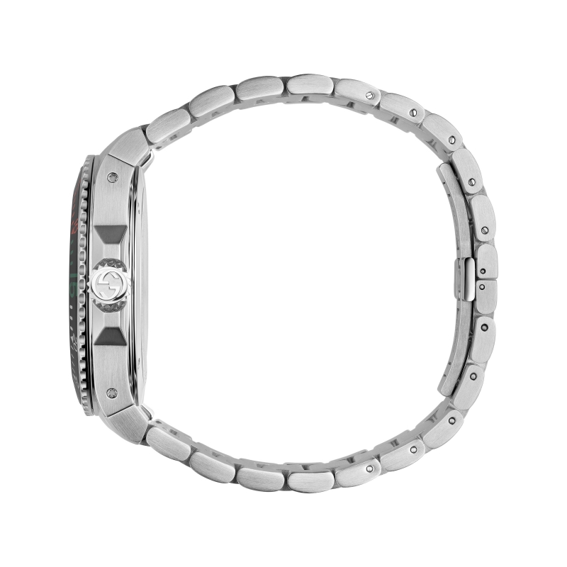 GUCCI GUCCI DIVE COLLECTION QUARTZ 45 MM STAINLESS STEEL BLACK