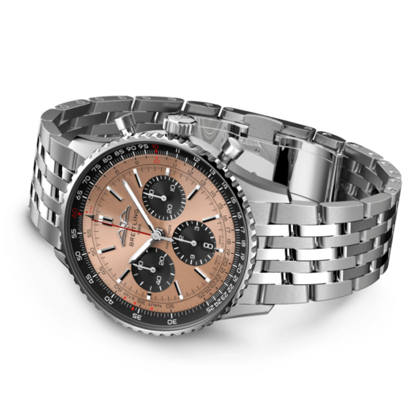 BREITLING NAVITIMER B01 CHRONOGRAPH 43 AUTOMATIC MECHANICAL 43 MM STAINLESS STEEL COPPER
