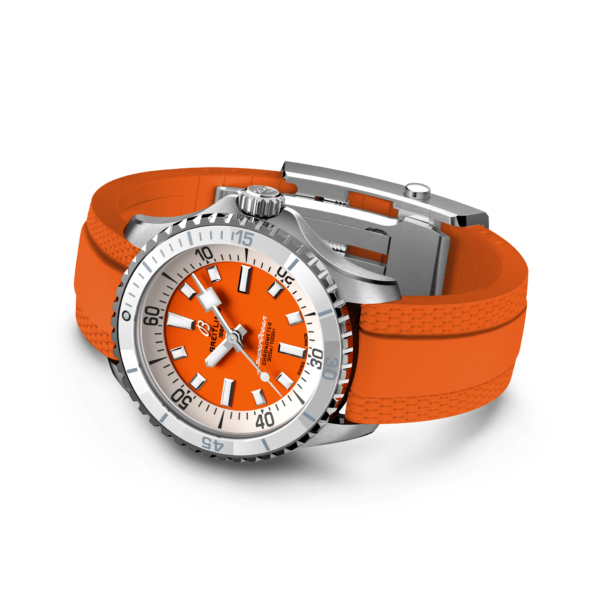 BREITLING SUPEROCEAN AUTOMATIC 36 AUTOMATIC 36 MM STAINLESS STEEL ORANGE