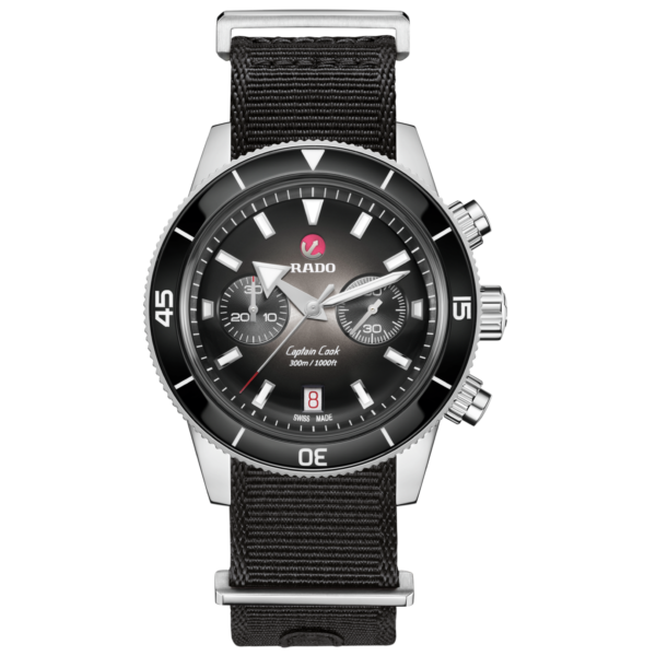 RADO CAPTAIN COOK AUTOMATIC 43 MM STAINLESS STEEL BLACK