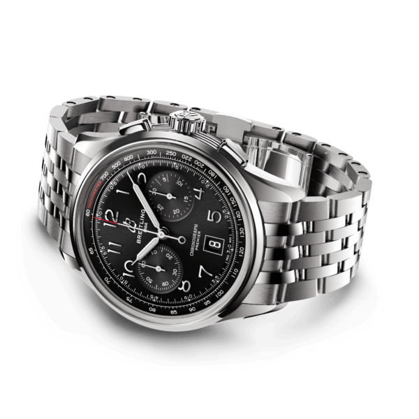 BREITLING PREMIER B01 CHRONOGRAPH 42 AUTOMATIC 42 MM STAINLESS STEEL BLACK