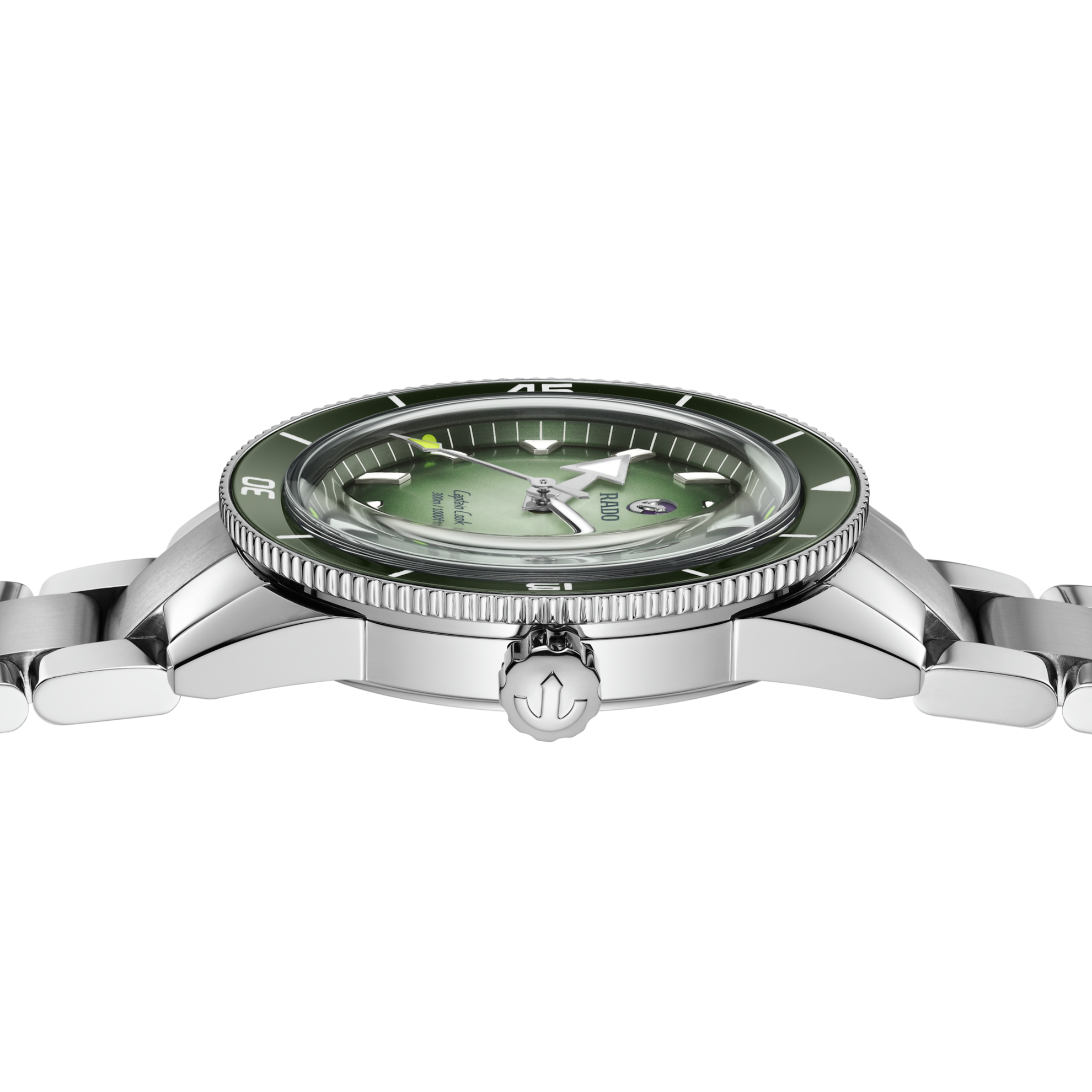 RADO CAPTAIN COOK AUTOMATIC 42 MM STAINLESS STEEL GREEN