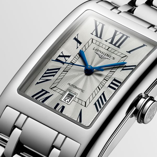 LONGINES DOLCEVITA AUTOMATIC 28.20 MM X 47.00 MM STAINLESS STEEL SILVER FLINQUÉ