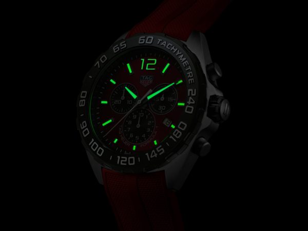 TAG HEUER FORMULA 1 QUARTZ 43 MM STEEL AND PVD RED