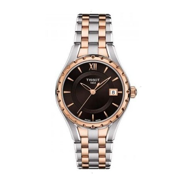 TISSOT T-LADY AUTOMATIC 34 MM STAINLESS STEEL BROWN