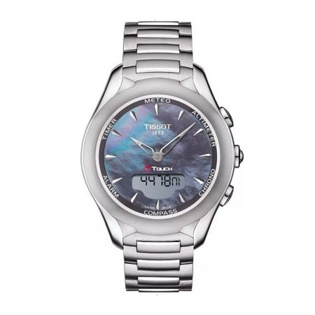 TISSOT T-TOUCH COLLECTION SOLAR QUARTZ 38 MM STAINLESS STEEL MOTHER PEARL