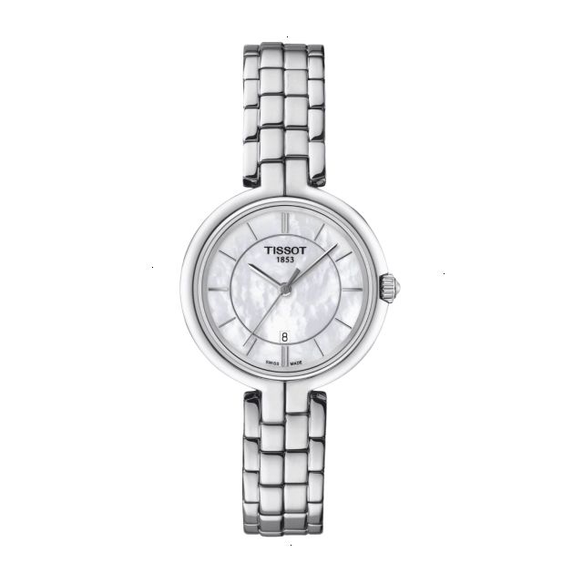 TISSOT T-LADY FLAMINGO QUARTZ 26 MM STAINLESS STEEL MOTHER PEARL