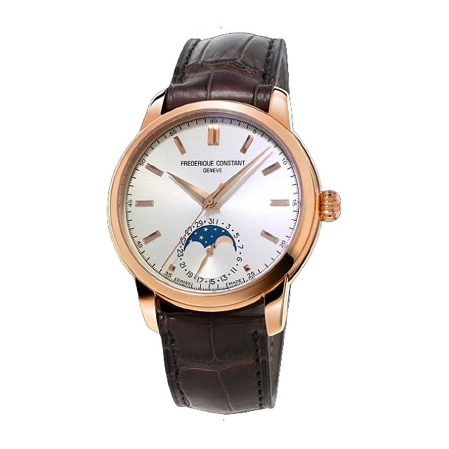FREDERIQUE CONSTANT CLASSIC MOONPHASE AUTOMATIC 40.50 MM STEEL SILVER