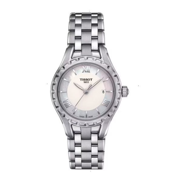 TISSOT T-LADY LADY QUARTZ 28 MM STAINLESS STEEL MOTHER PEARL