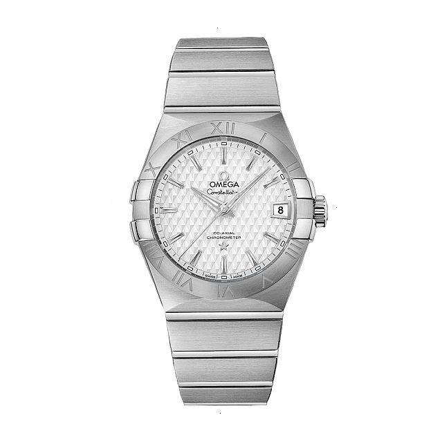 OMEGA CONSTELLATION CO-AXIAL AUTOMATIC 38 MM STEEL SILVER