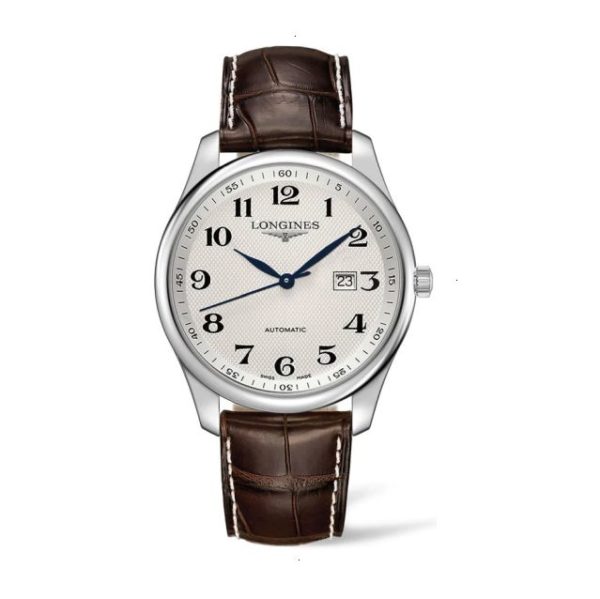 LONGINES THE LONGINES MASTER COLLECTION AUTOMATIC 42 MM STAINLESS STEEL SILVER WITH BARLEY GRAIN MOTIF
