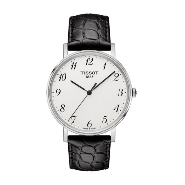 TISSOT T-CLASSIC EVERYTIME QUARTZ 38 MM STAINLESS STEEL SILVER