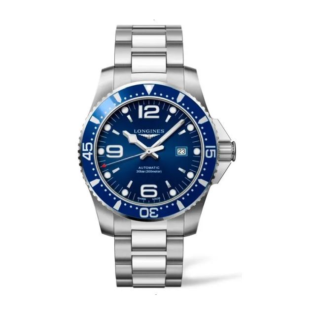 LONGINES HYDROCONQUEST AUTOMATIC 44 MM STAINLESS STEEL BLUE WITH SUNRAY EFFECT