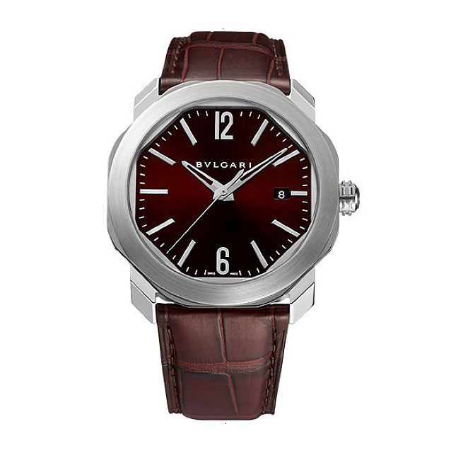 BVLGARI OCTO AUTOMATIC 41 MM STAINLESS STEEL BROWN