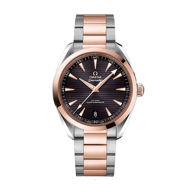 OMEGA SEAMASTER AQUA TERRA 150 AUTOMATIC 41 MM STEEL AND ROSE GOLD SEDNA 18KT GRAY