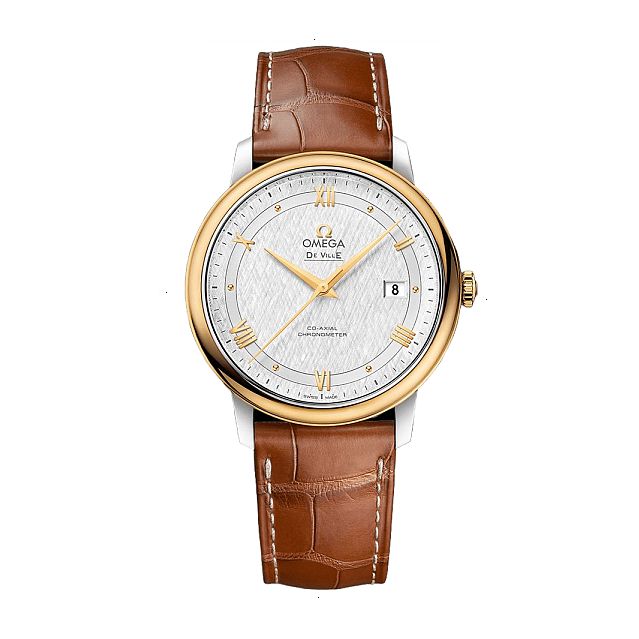 OMEGA DE VILLE PRESTIGE AUTOMATIC 39.50 MM STEEL AND YELLOW GOLD 18KT SILVER