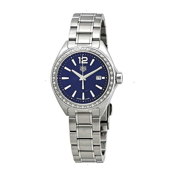 TAG HEUER FORMULA 1 QUARTZ 32 MM STEEL WITH DIAMONDS BLUE WITH SUNRAY EFFECT