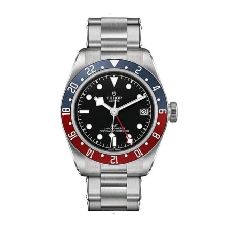 TUDOR BLACK BAY GMT MT5652 (COSC) AUTOMATIC WITH BIDIRECTIONAL ROTOR 41 MM POLISHED AND SATIN STEEL BLACK DUMP