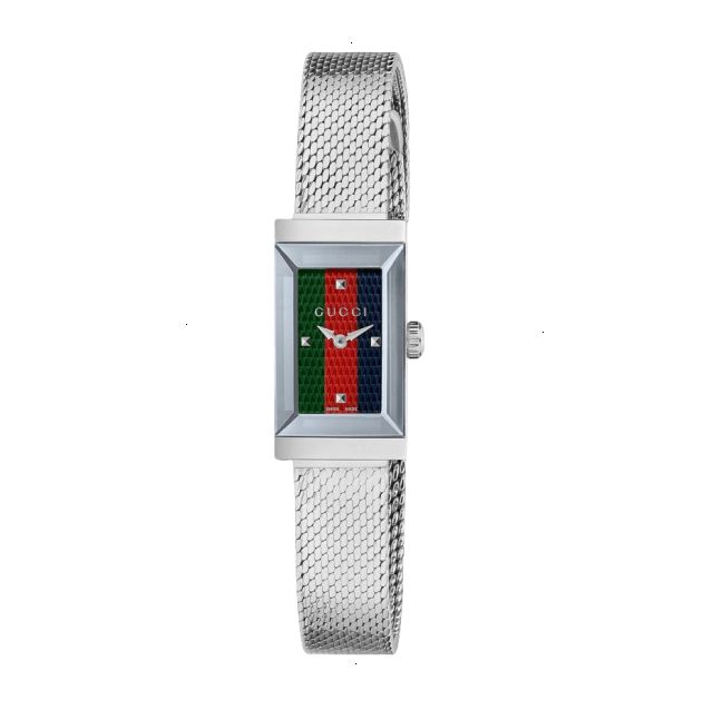 GUCCI G-FRAME COLLECTION QUARTZ 14.00 MM STAINLESS STEEL MULTICOLOR