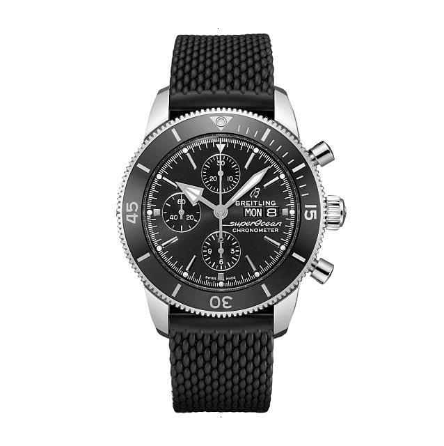 BREITLING SUPEROCEAN HERITAGE CHRONOGRAPH 44 AUTOMATIC 44 MM STAINLESS STEEL BLACK