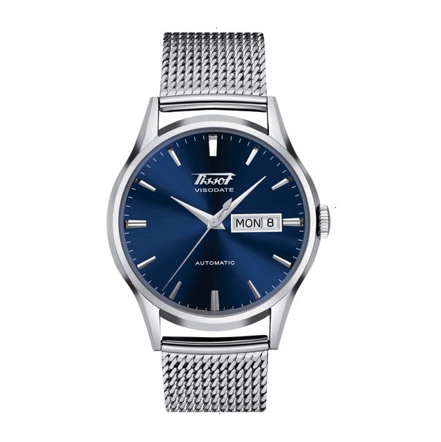 TISSOT HERITAGE VISODATE AUTOMATIC 40 MM STAINLESS STEEL BLUE