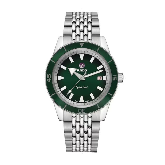 RADO CAPTAIN COOK AUTOMATIC 42 MM STAINLESS STEEL GREEN