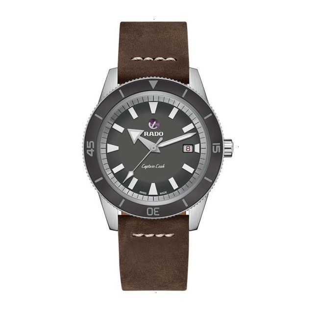 RADO CAPTAIN COOK AUTOMATIC 42 MM STAINLESS STEEL GRAY