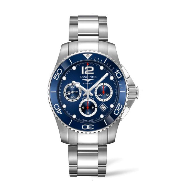 LONGINES HYDROCONQUEST AUTOMATIC 43 MM STAINLESS STEEL AND CERAMIC BLUE WITH SUNRAY EFFECT