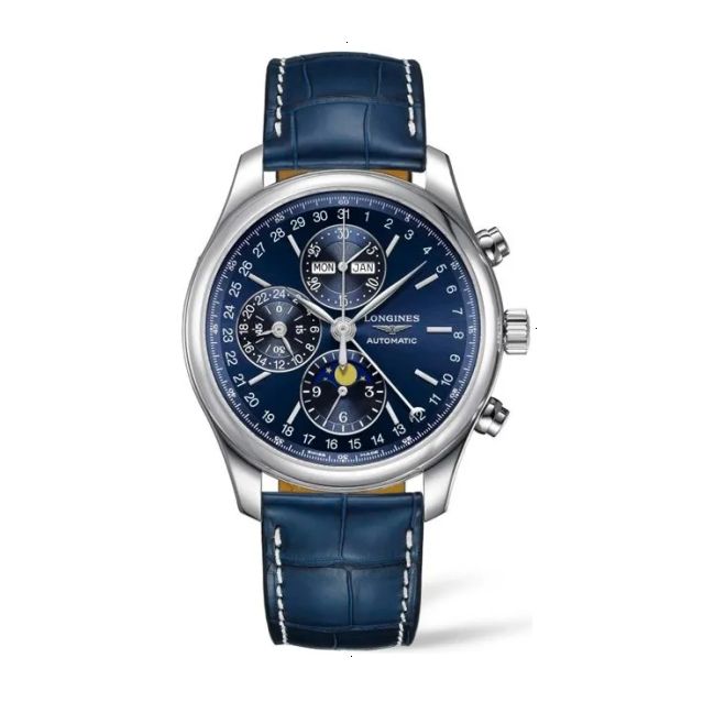 LONGINES THE LONGINES MASTER COLLECTION AUTOMATIC 42 MM STAINLESS STEEL BLUE WITH SUNRAY EFFECT