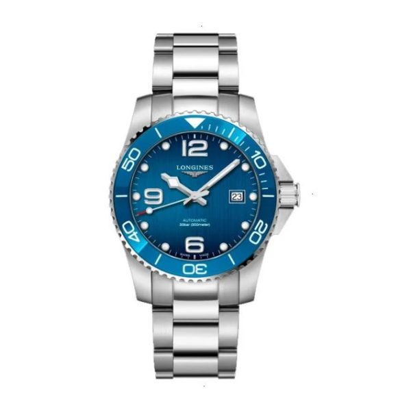 LONGINES HYDROCONQUEST AUTOMATIC 41 MM STAINLESS STEEL AND CERAMIC BLUE
