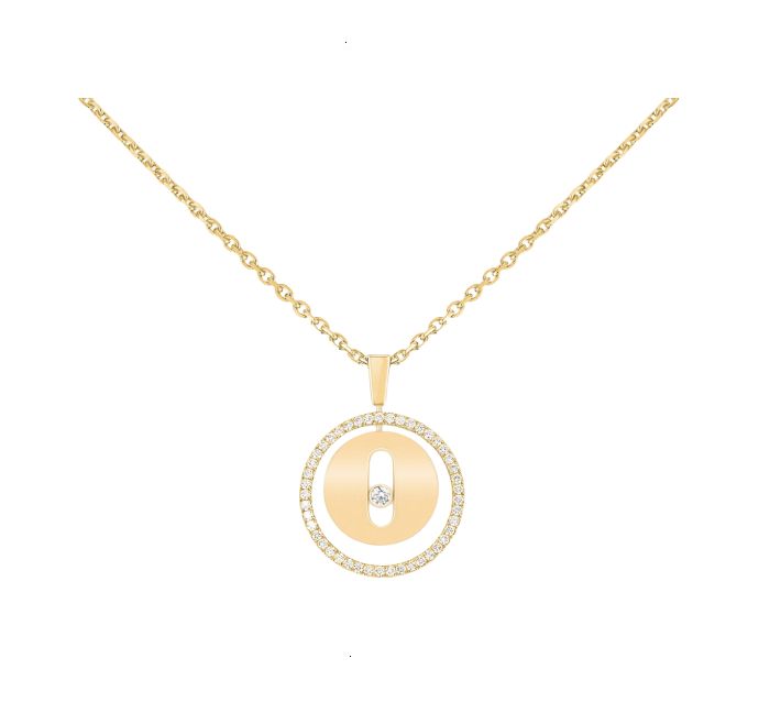 NECKLACE MESSIKA LUCKY MOVE YELLOW GOLD DIAMONDS