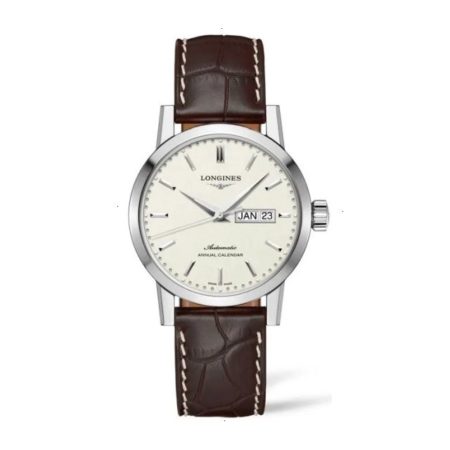 LONGINES THE LONGINES 1832 AUTOMATIC 40 MM STAINLESS STEEL BEIGE