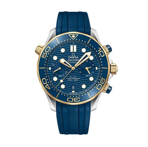 OMEGA SEAMASTER DIVER 300 AUTOMATIC 44 MM STEEL - YELLOW GOLD BLUE