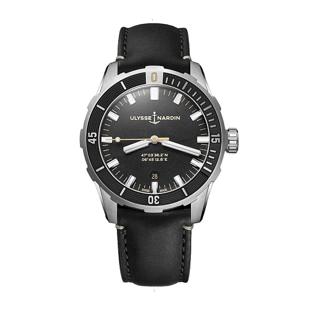 ULYSSE NARDIN DIVER COLLECTION AUTOMATIC ROPE 42 MM STAINLESS STEEL BLACK