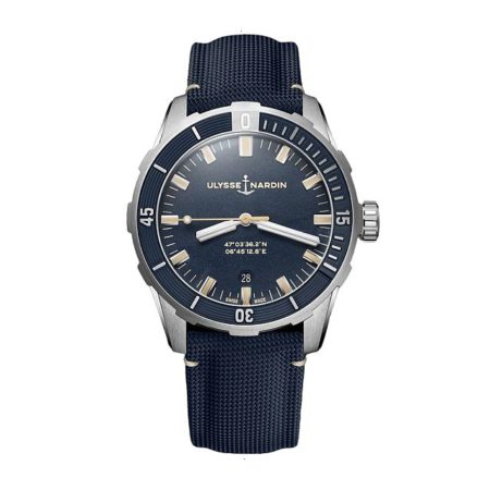 ULYSSE NARDIN DIVER COLLECTION AUTOMATIC ROPE 42 MM STAINLESS STEEL BLUE