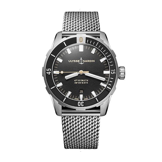 ULYSSE NARDIN DIVER COLLECTION AUTOMATIC ROPE 42 MM STAINLESS STEEL BLACK