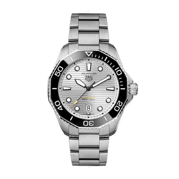 TAG HEUER AQUARACER AUTOMATIC 43 MM SATIN / POLISHED STEEL SILVER
