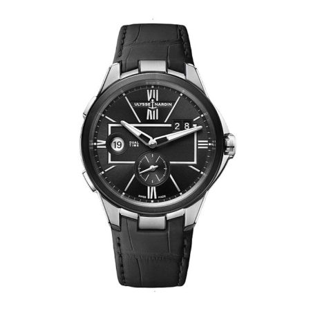 ULYSSE NARDIN EXECUTIVE COLLECTION AUTOMATIC ROPE 42 MM STAINLESS STEEL BLACK