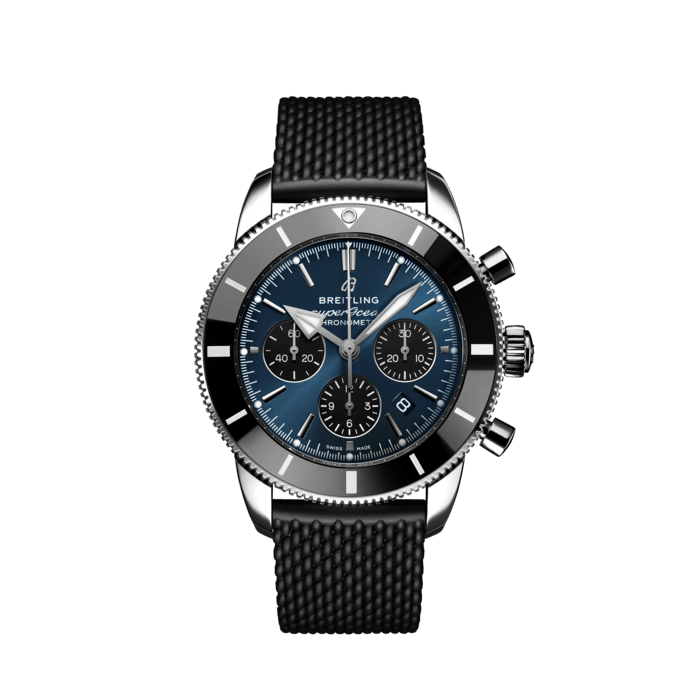 BREITLING SUPEROCEAN HERITAGE AUTOMATIC MECHANICAL 44 MM STAINLESS STEEL BLUE